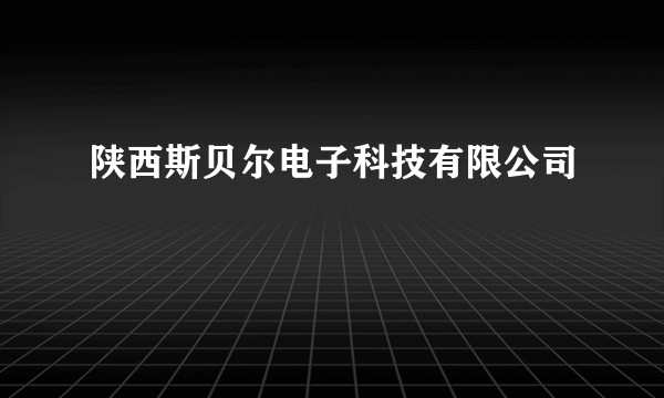 陕西斯贝尔电子科技有限公司
