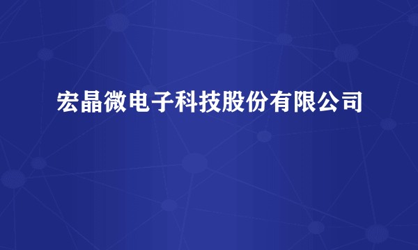 宏晶微电子科技股份有限公司