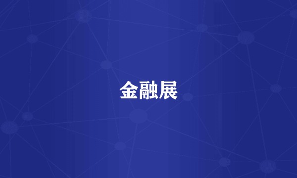 金融展