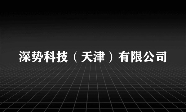 深势科技（天津）有限公司