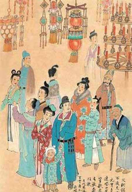 花市灯如昼（欧阳修作诗句）