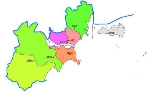粤东(广东省的东部地区)