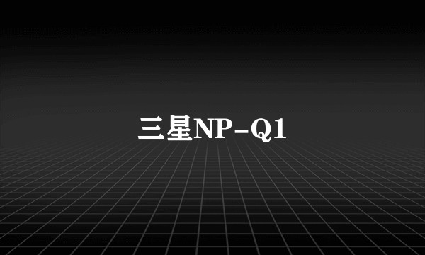 三星NP-Q1