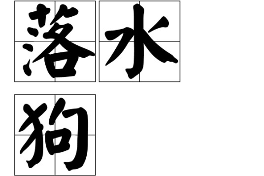落水狗(汉语词语)