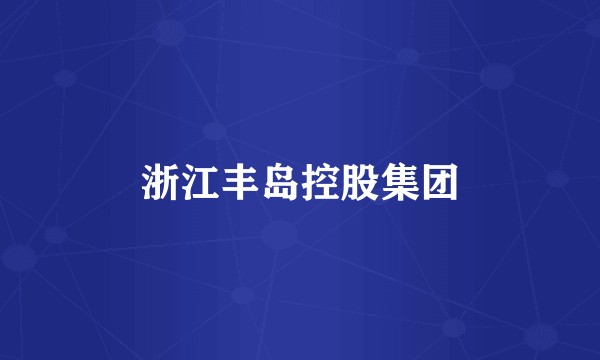 浙江丰岛控股集团