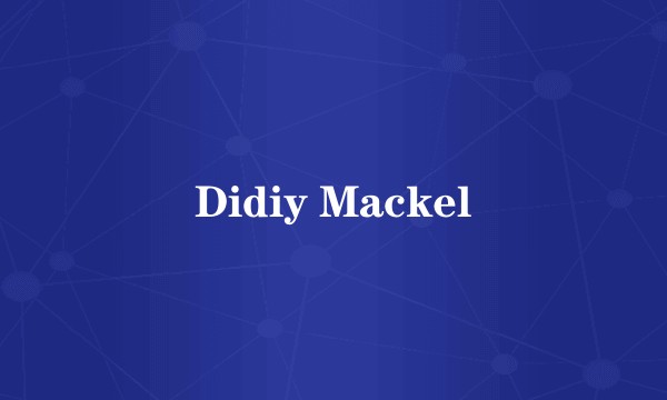 Didiy Mackel