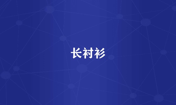 长衬衫