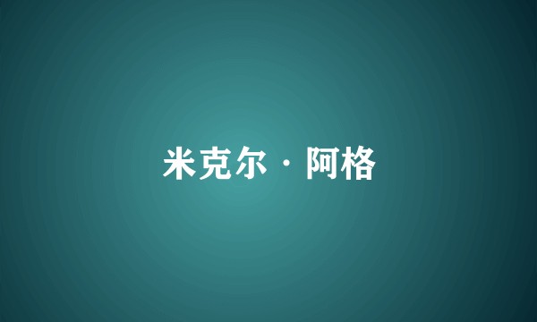 米克尔·阿格