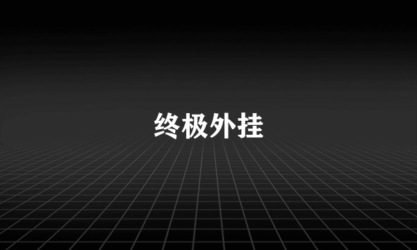 终极外挂