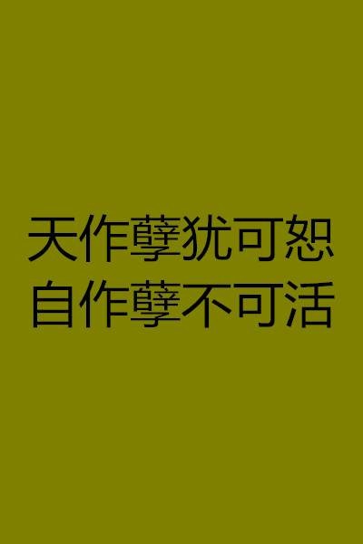 天作孽犹可恕自作孽不可活（雪夜祭魂创作的网络小说）