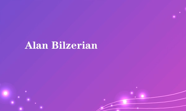 Alan Bilzerian