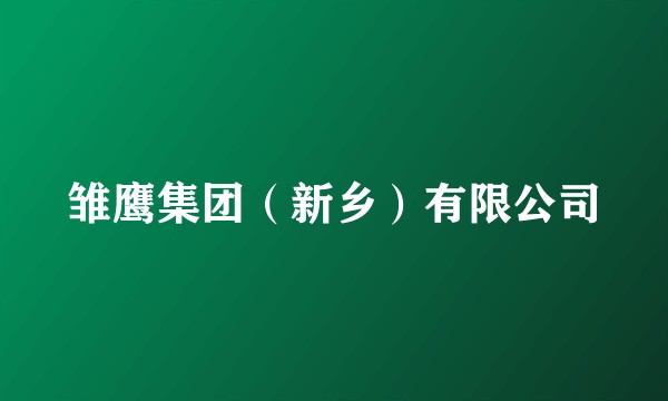 雏鹰集团（新乡）有限公司