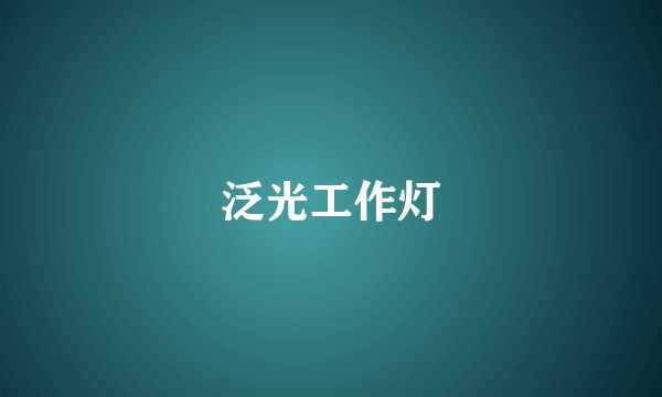 泛光工作灯