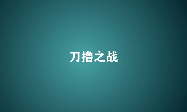 刀撸之战