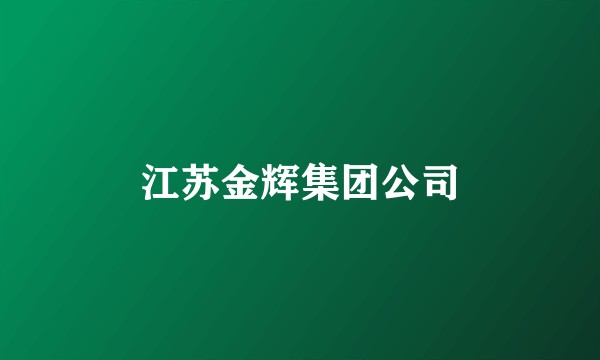 江苏金辉集团公司