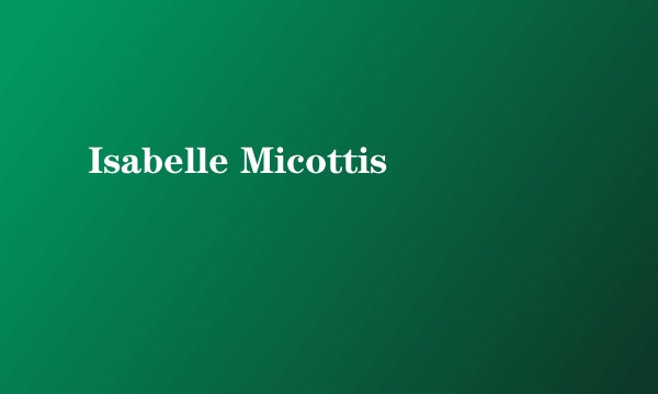 Isabelle Micottis