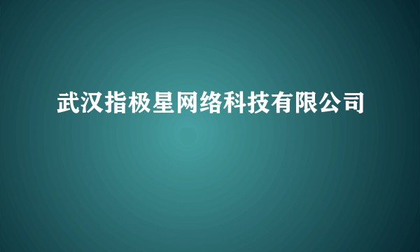 武汉指极星网络科技有限公司