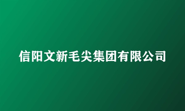 信阳文新毛尖集团有限公司