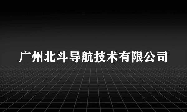 广州北斗导航技术有限公司