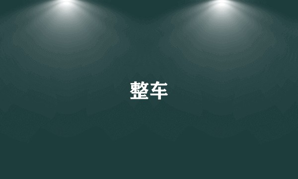 整车