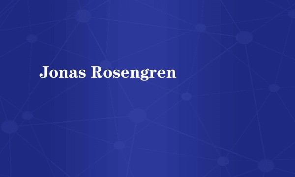 Jonas Rosengren