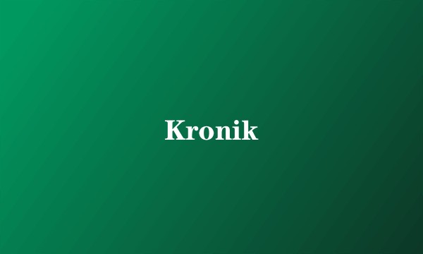 Kronik