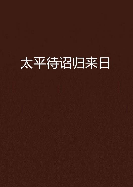 太平待诏归来日