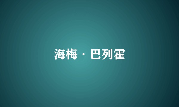 海梅·巴列霍