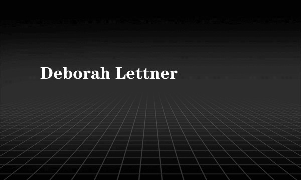 Deborah Lettner