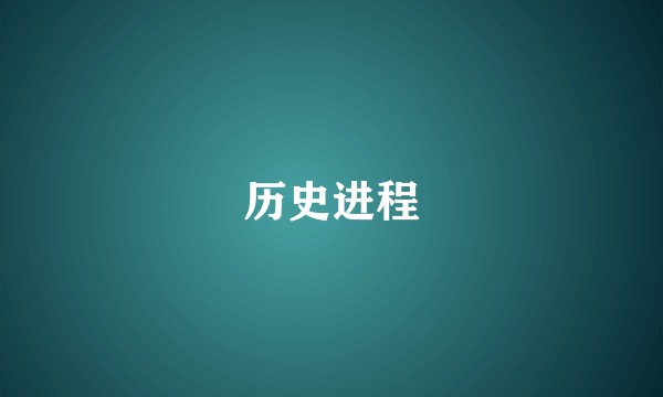 历史进程