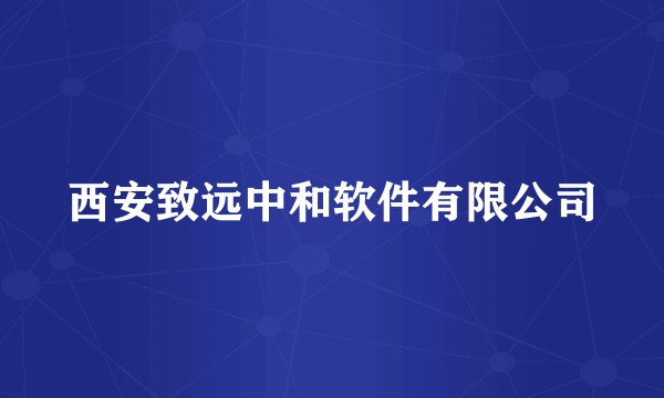 西安致远中和软件有限公司