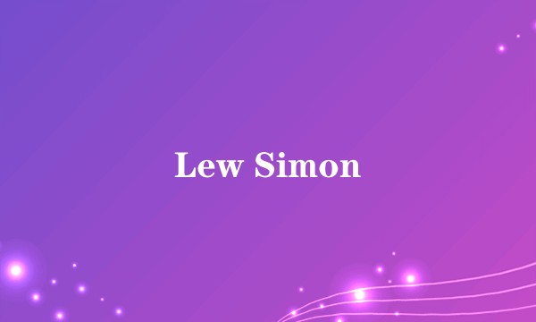 Lew Simon