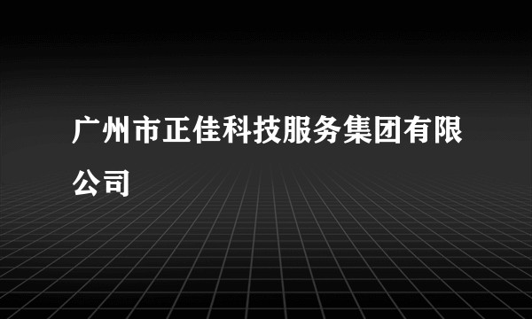 广州市正佳科技服务集团有限公司