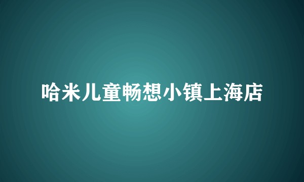 哈米儿童畅想小镇上海店