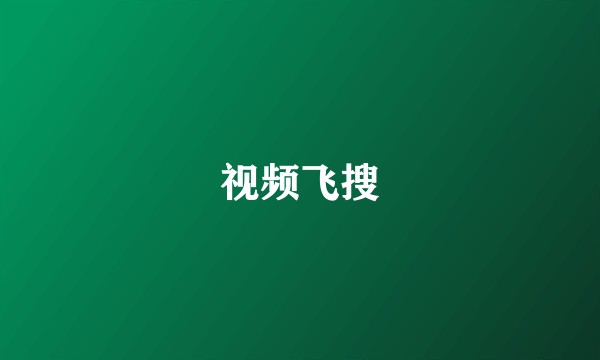 视频飞搜