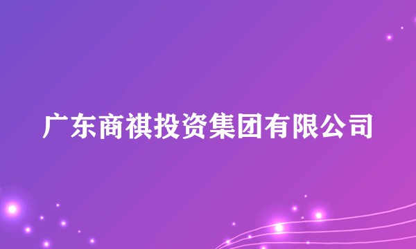 广东商祺投资集团有限公司