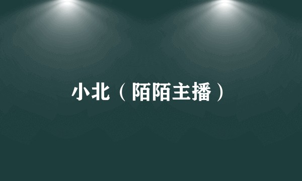 小北（陌陌主播）