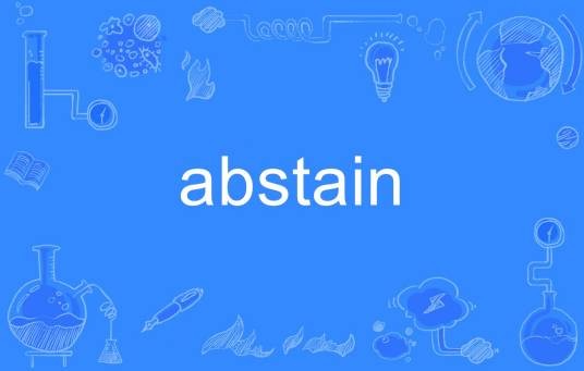 abstain