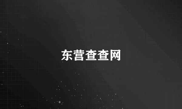 东营查查网