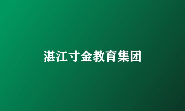 湛江寸金教育集团