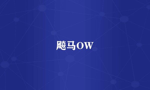 飚马OW