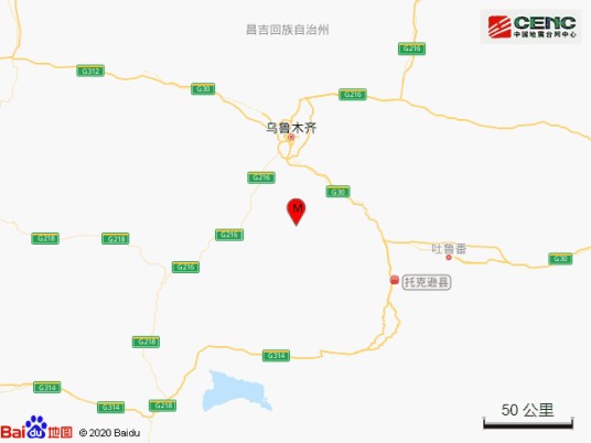8·8托克逊县地震