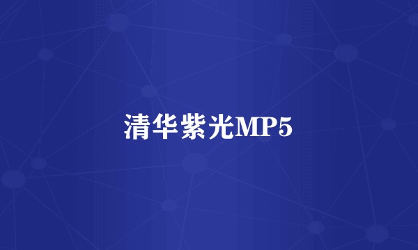 清华紫光MP5