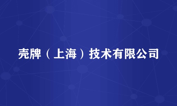 壳牌（上海）技术有限公司