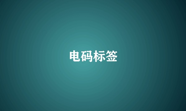 电码标签