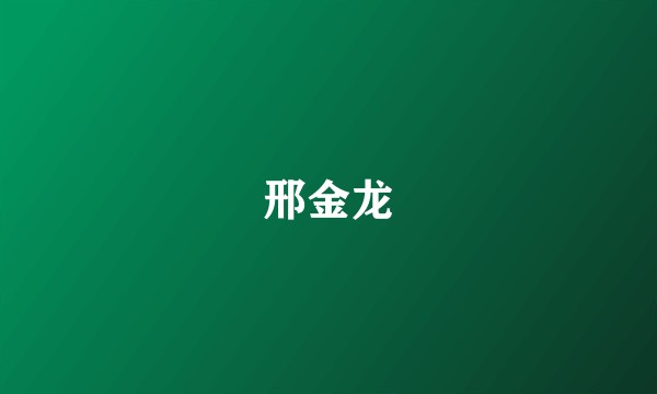 邢金龙