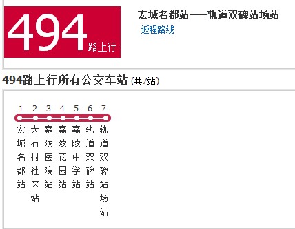 重庆公交494路