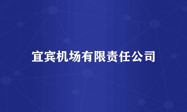 宜宾机场有限责任公司