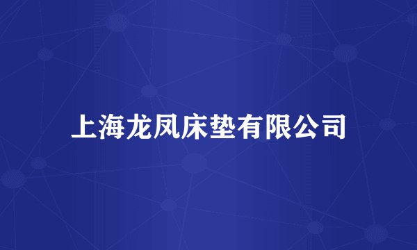 上海龙凤床垫有限公司