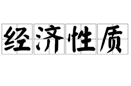 经济性质
